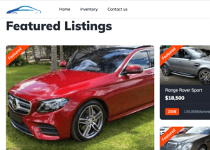 Car Listings Website By Tay Digital